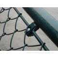 Safety area chain link fence